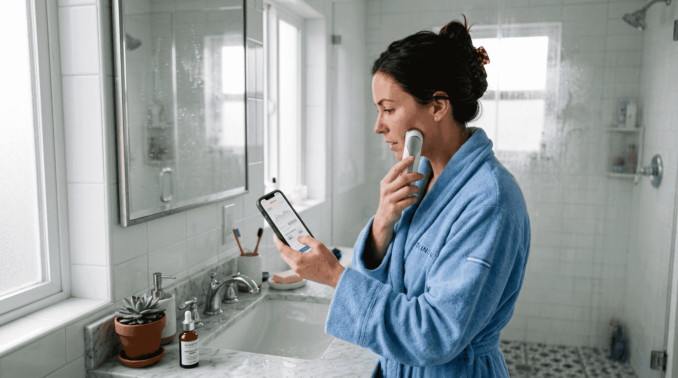Smart devices in beauty: professional skincare at home